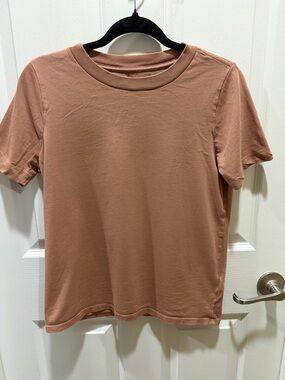 Madewell Short Sleeve Tee in Blush Rose